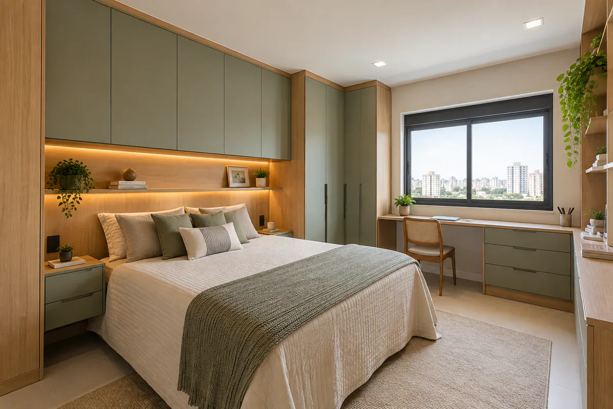 Marcenaria Residencial pronto em ambiente planejado em Santo André